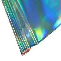 Textile Foils - Blue Holographic Rainbow